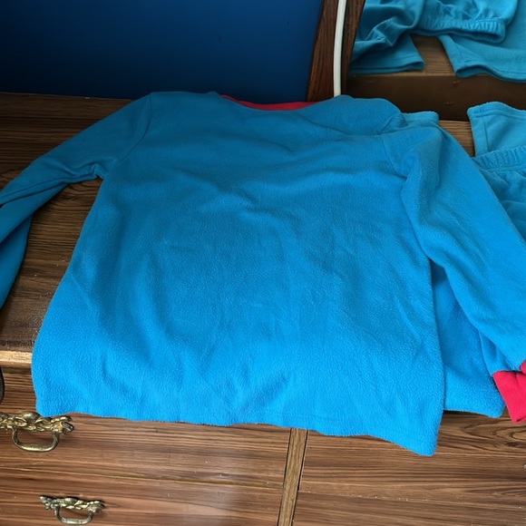 Marvel Advengers Infinity War 2 piece Blue Pajama Set Fleece Ironman Antman 6/7 - Picture 1 of 16